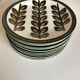 Set of 11 plates Rambouillet Boch 1960