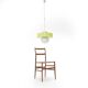 Vintage glass chandelier in the style of Carlo Nason, 1970s.