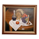 Peinture à l’huile « Nature Morte » encadrée