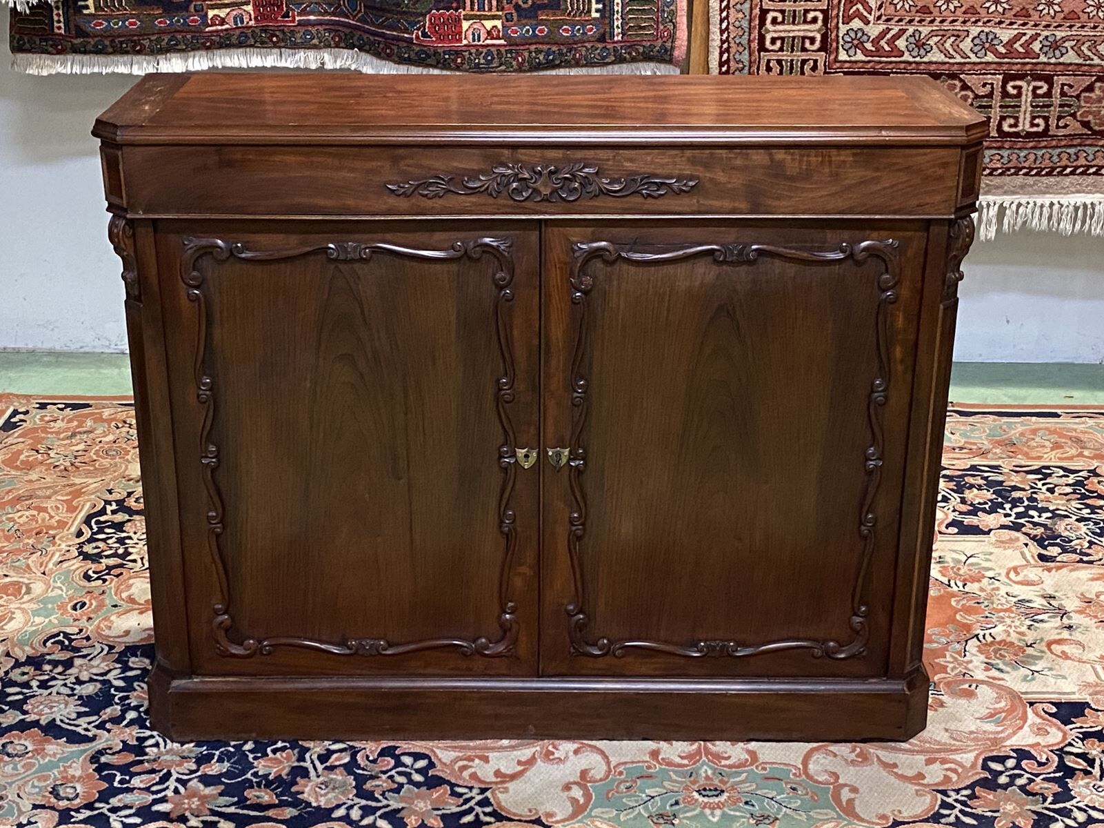 Buffet Napoleon III in mahogany - 19th