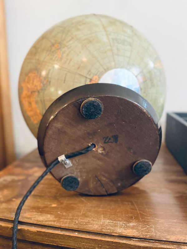 Globe terrestre lumineux Columbus Jordglob, Suède, 1950s