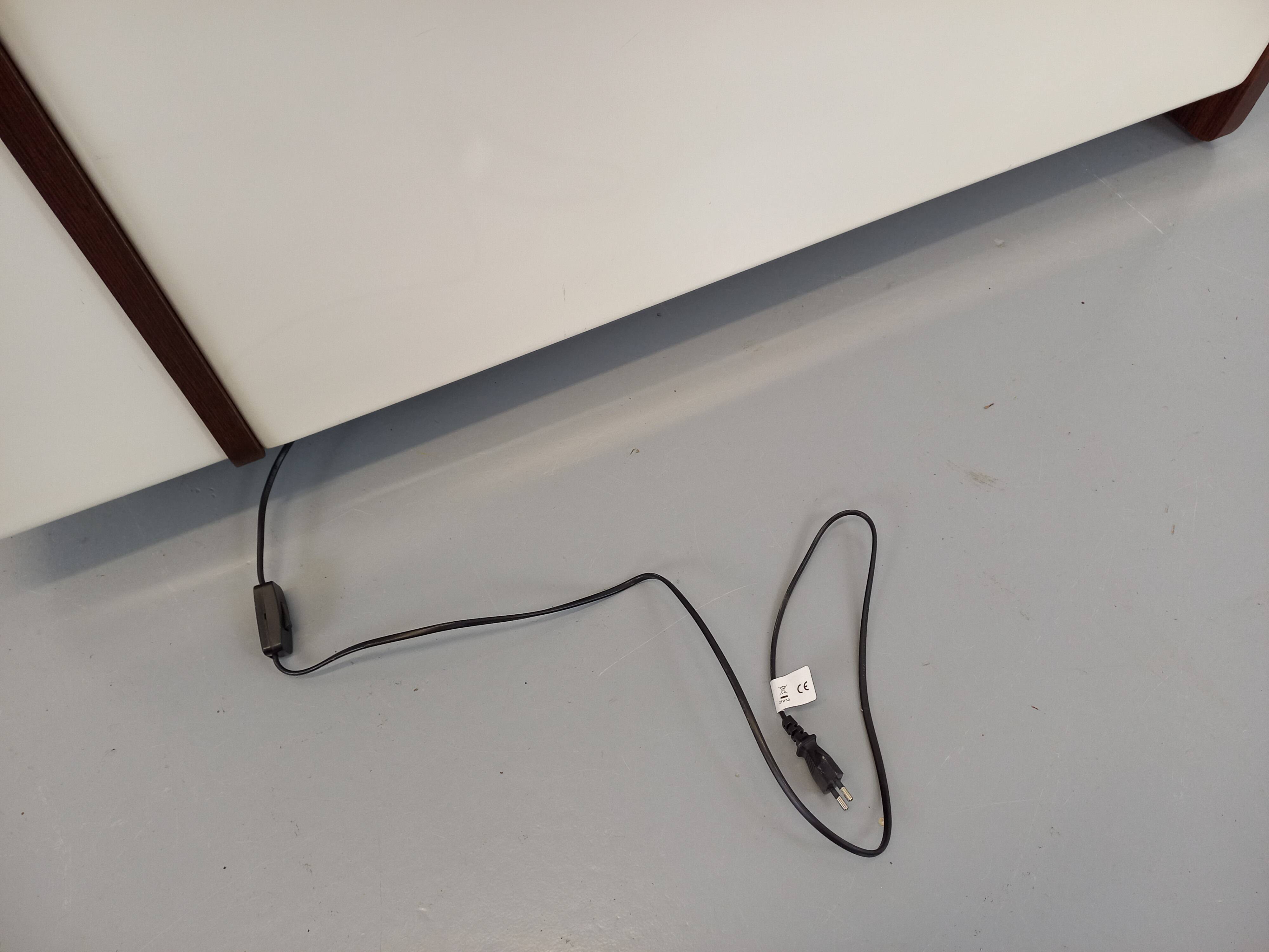 Vintage sofa bed bench with integrated lighting, Italian design Beka Tortuga, in skai, fiber