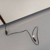 Vintage sofa bed bench with integrated lighting, Italian design Beka Tortuga, in skai, fiber