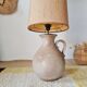 Grande lampe vintage en céramique Scheurich Germany