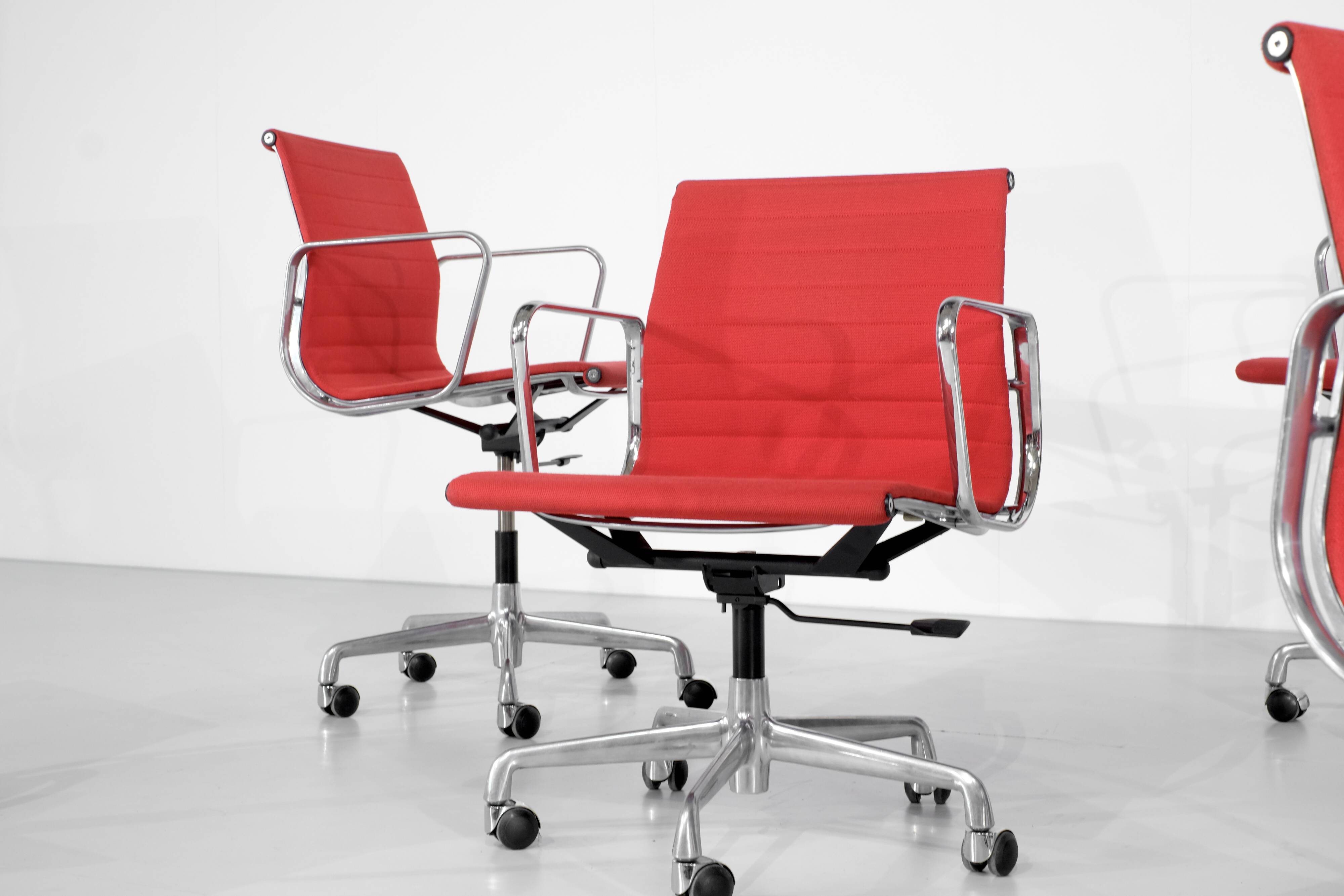 Set of "EA 117" Armchairs by Charles and Ray Eames for ICF USA 1969.