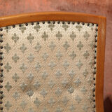 Vintage Mid Century High Back Lounge Arm Chair, 50s
