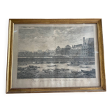 Antique engraving of the Tuileries Palace