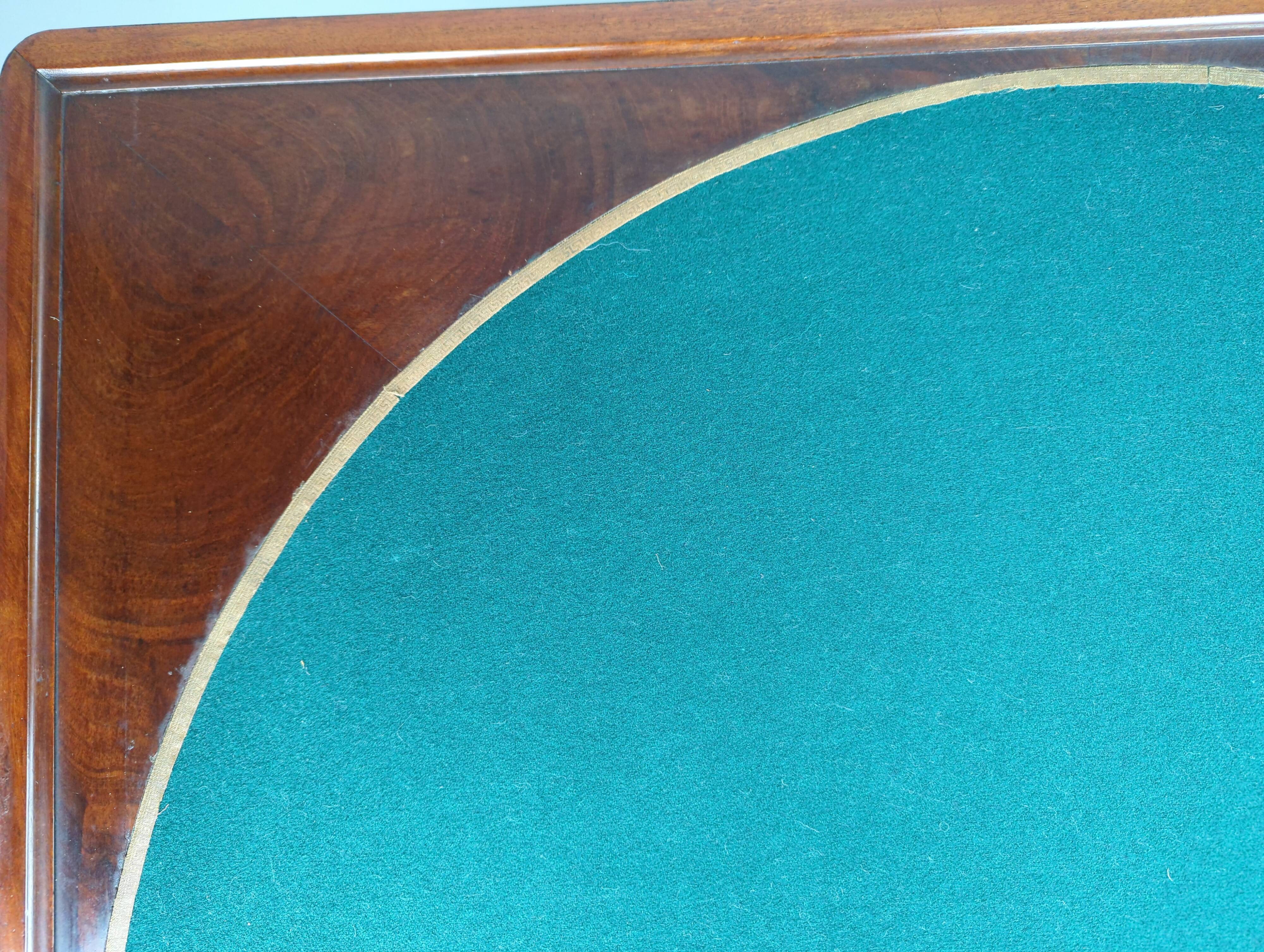 Game table wallet mahogany veneer era empire