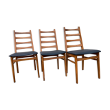 Set of 3 old scandinavian chairs, 60