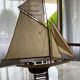 Wooden sailboat model pen duick