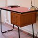 Vintage red formica desk