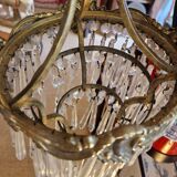 Ceiling chandelier with tassels