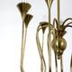 Vintage Eight-Light Brass Chandelier Highly Ascribable to Ulrich, Italy