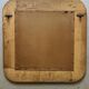 Large oak mirror 78x78, Maison Regain 1978