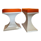 Paire de tabourets