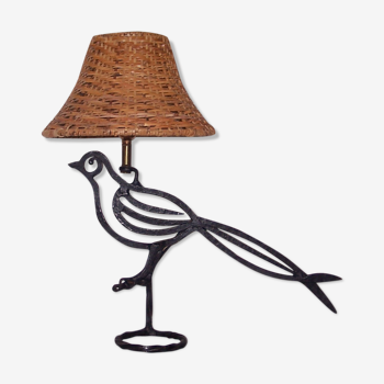Lampe zoomorphe oiseau des années 50