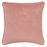Velvet cushion 50x50cm blush color
