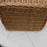 Vintage wicker basket for poultry rabbit