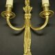 Large pair of Louis XVI style wall lights from Hettier Vincent - bronze