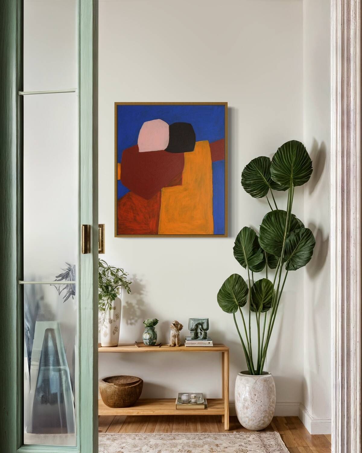 Figurative painting "come closer" by Bodasca