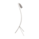 Chrome floor lamp