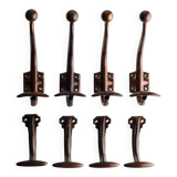 Set of vintage coat hooks