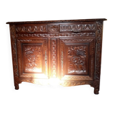 Buffet ancien de 1950 style breton