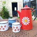 Teapot and cups