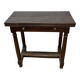 Portuguese Table with Folding Top in Walnut with Detached Columns and Stretcher