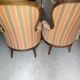 Paire de fauteuils bergère
