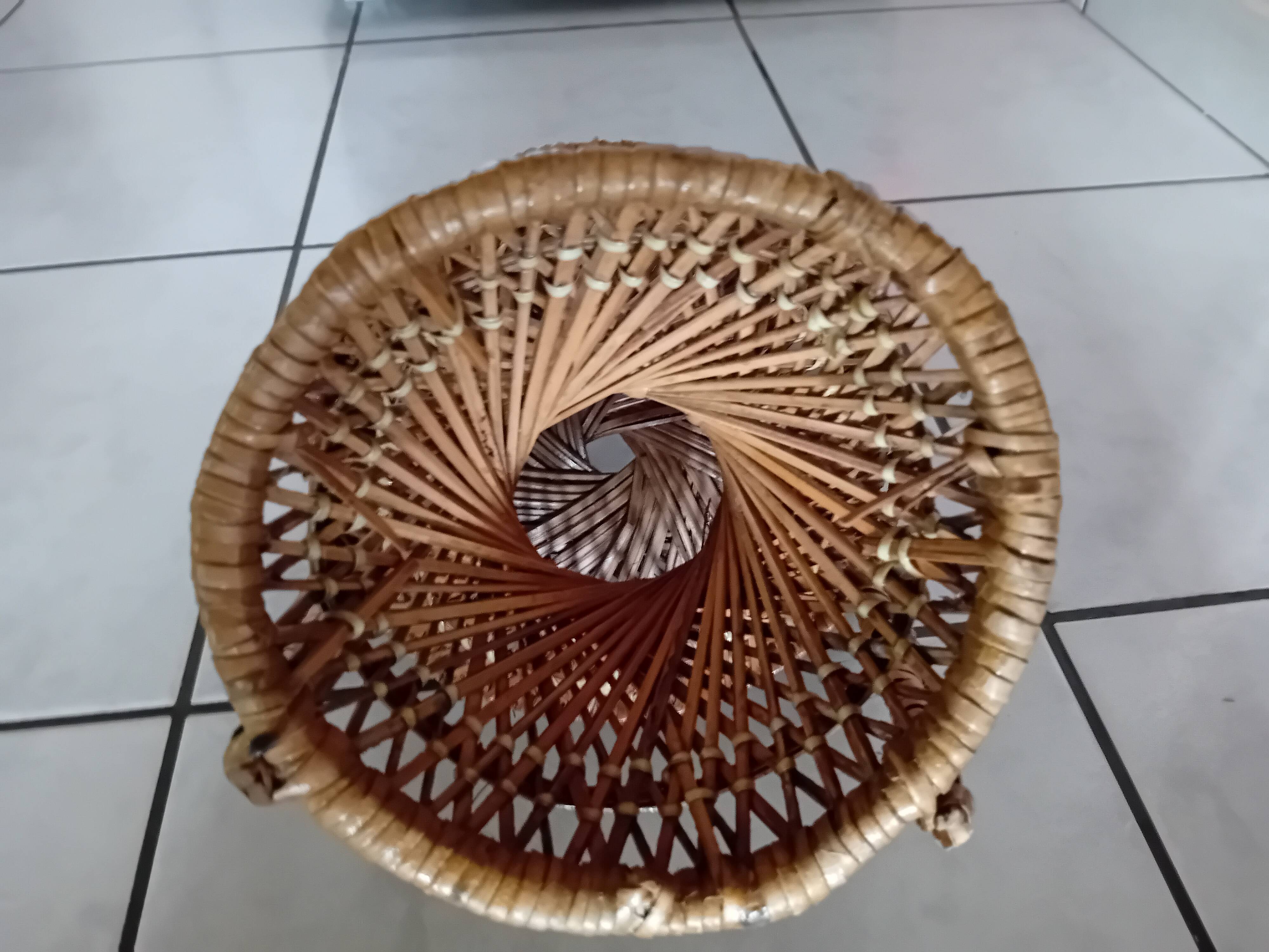 Small rattan armchair