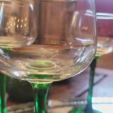 Glasses of white wine from Alsace