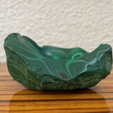 Ashtray block of malachite 310 gr