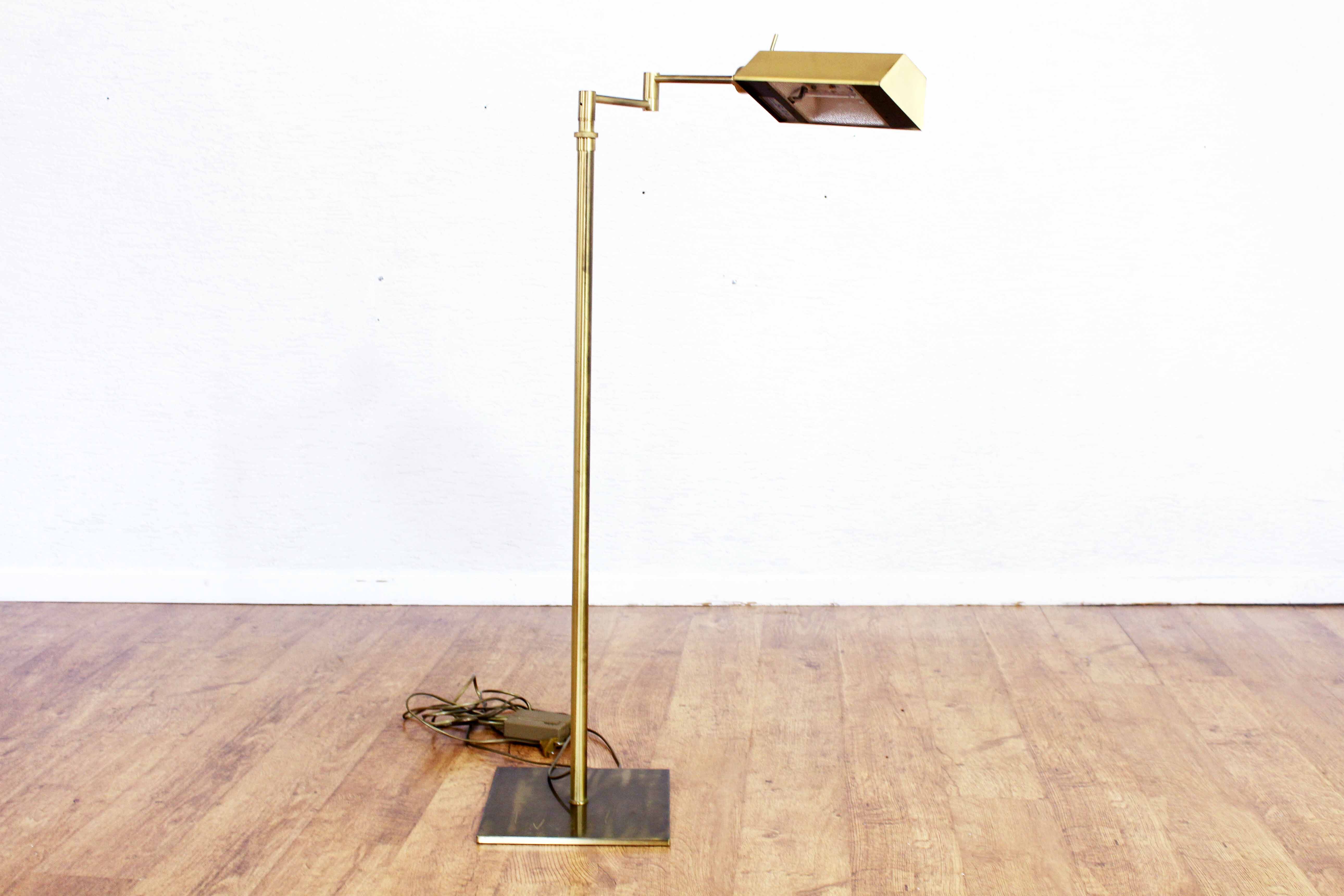 LEMAG brass e-reader floor lamp