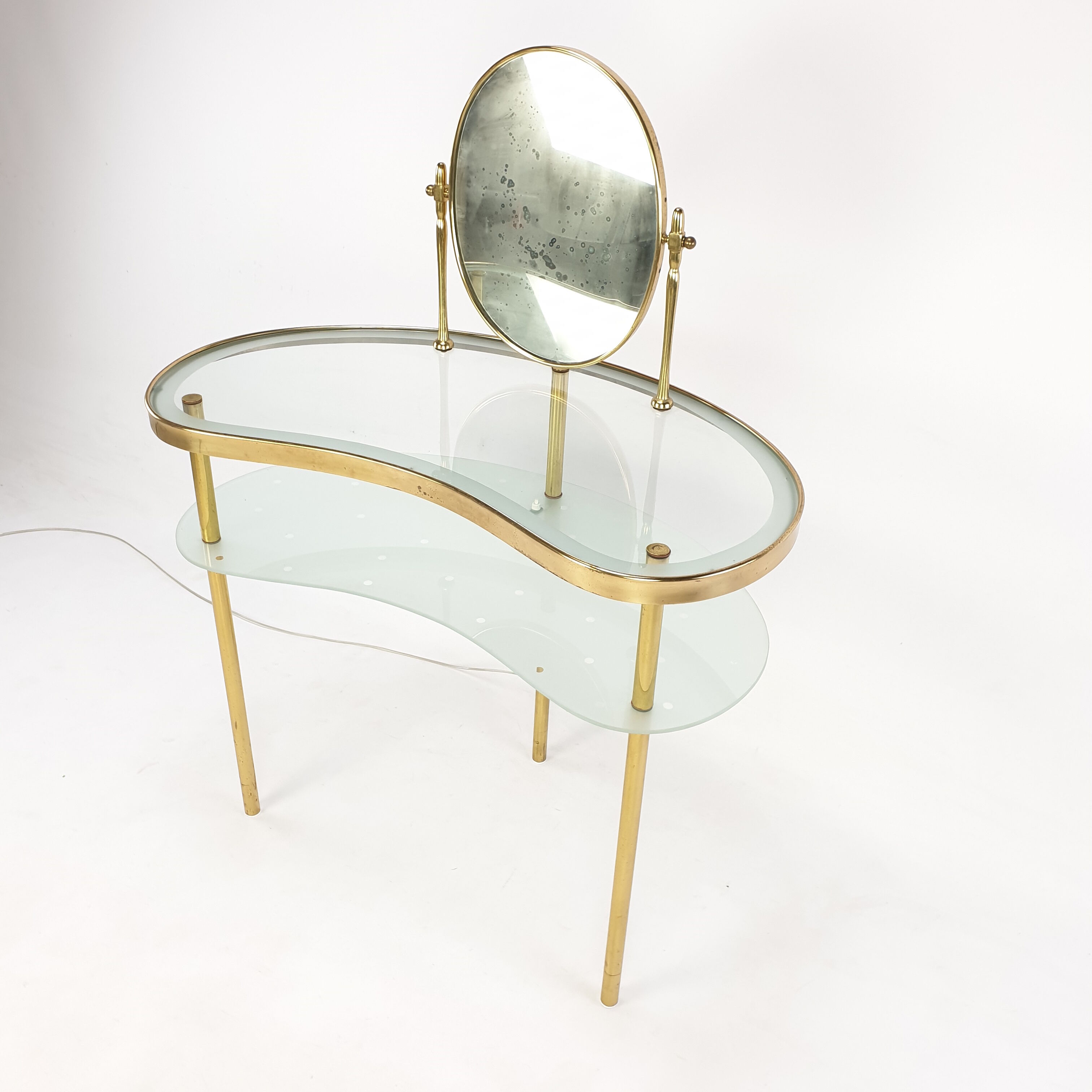 Luigi Brusotti dressing table with mirror, Italy 1940's