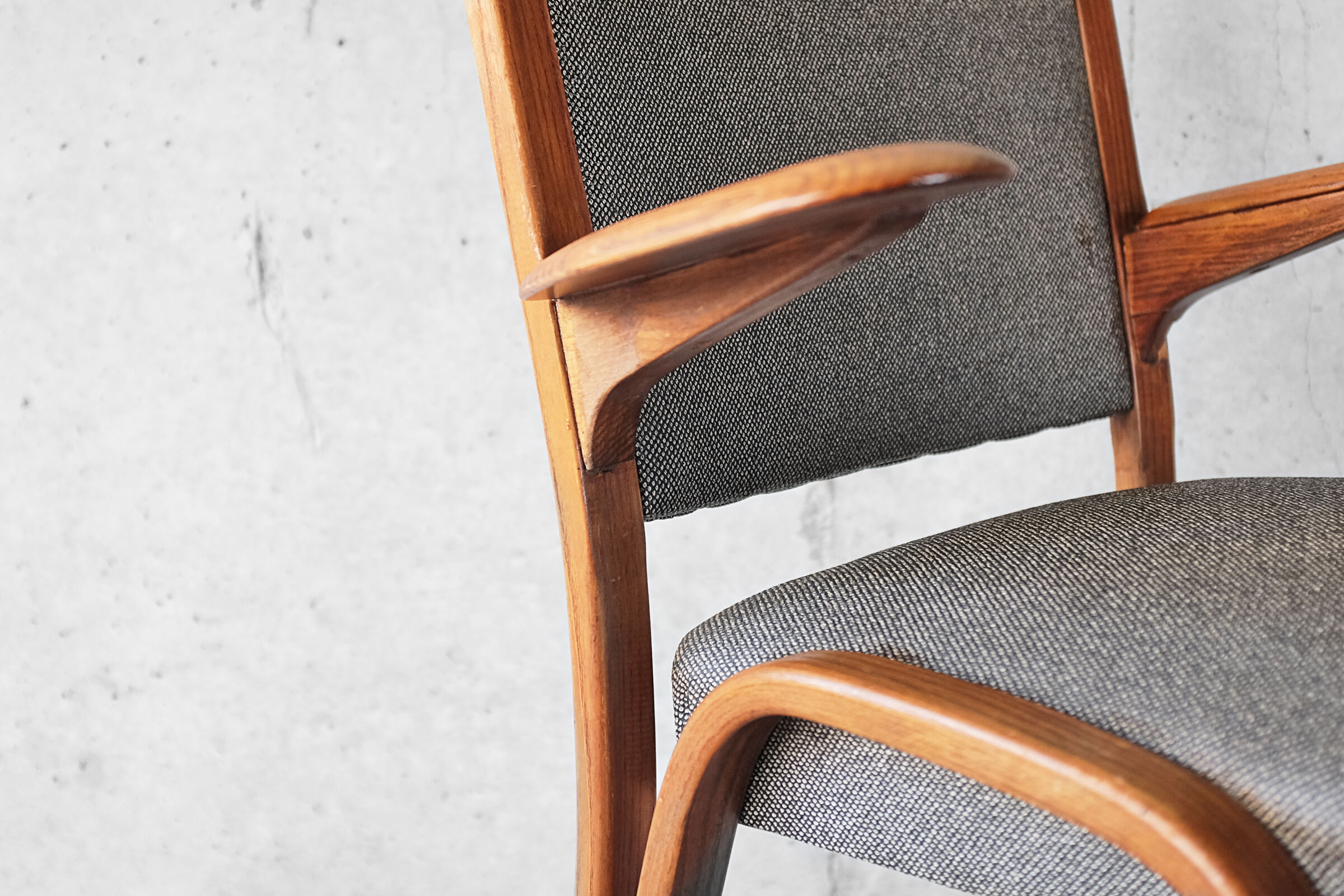 Armchair Steiner "Bow Wood" by Wilhelm Von Bode 1950