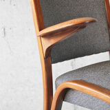 Armchair Steiner "Bow Wood" by Wilhelm Von Bode 1950