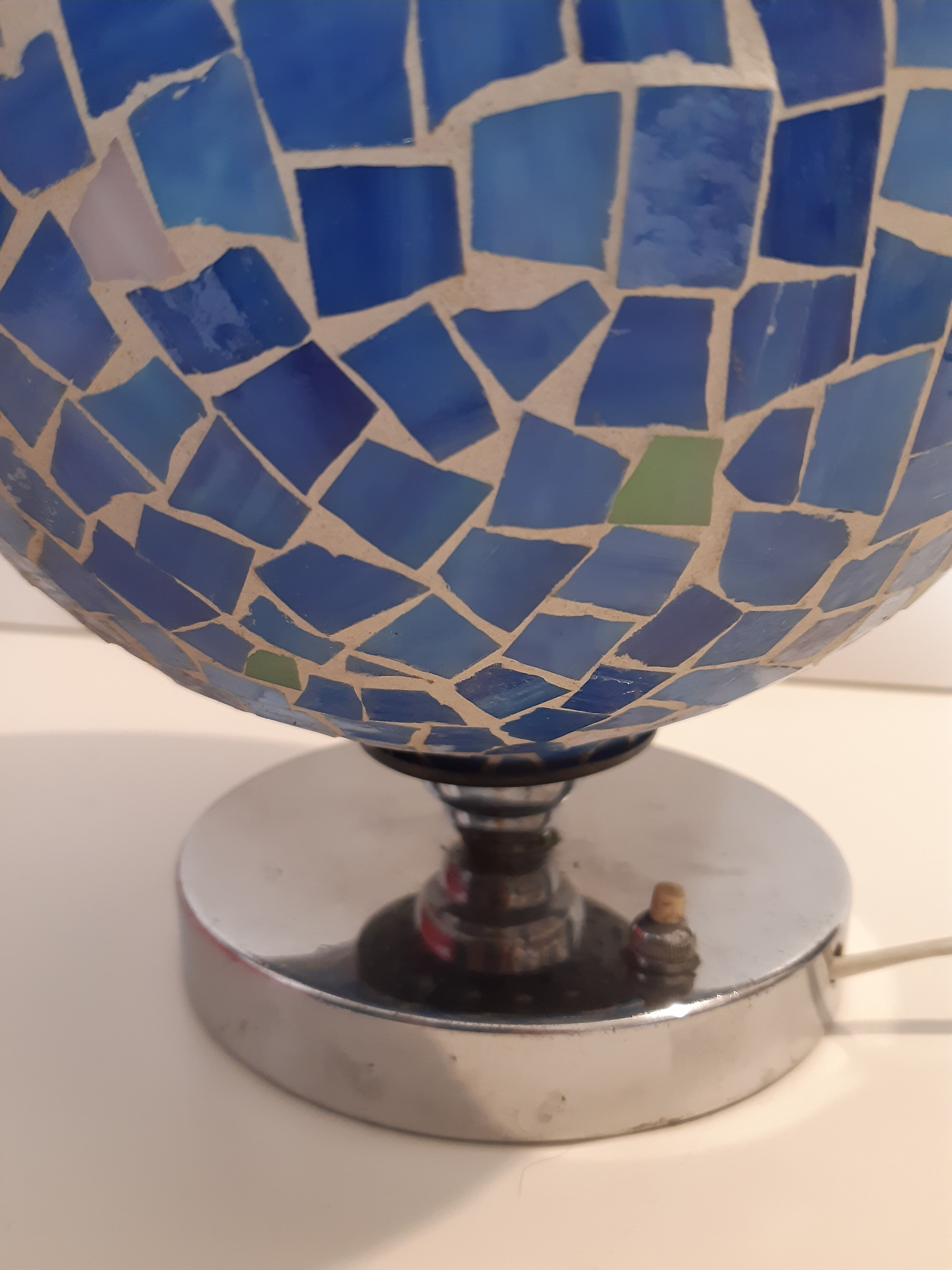 Lampe boule art deco