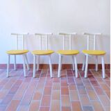 4 chaises bicolore made in Italy