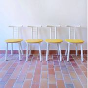 4 chaises bicolore made in Italy