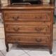 Commode ancienne en bois avec 3 tiroirs
