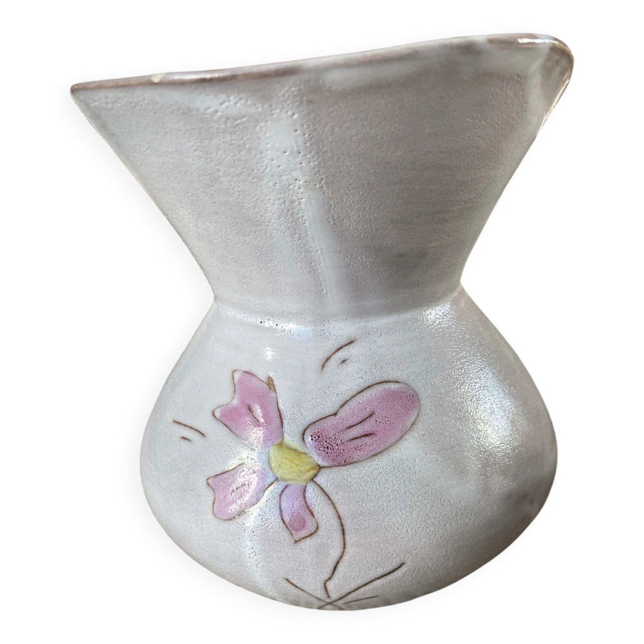 pichet vintage émaillé Vallauris