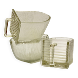 3 old drawers for molded glass kitchen shelves