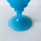 Blue opaline vase