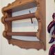 spice rack and paper towel holder in solid wood