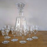 Baccarat crystal liqueur service – refined set - 7 pieces
