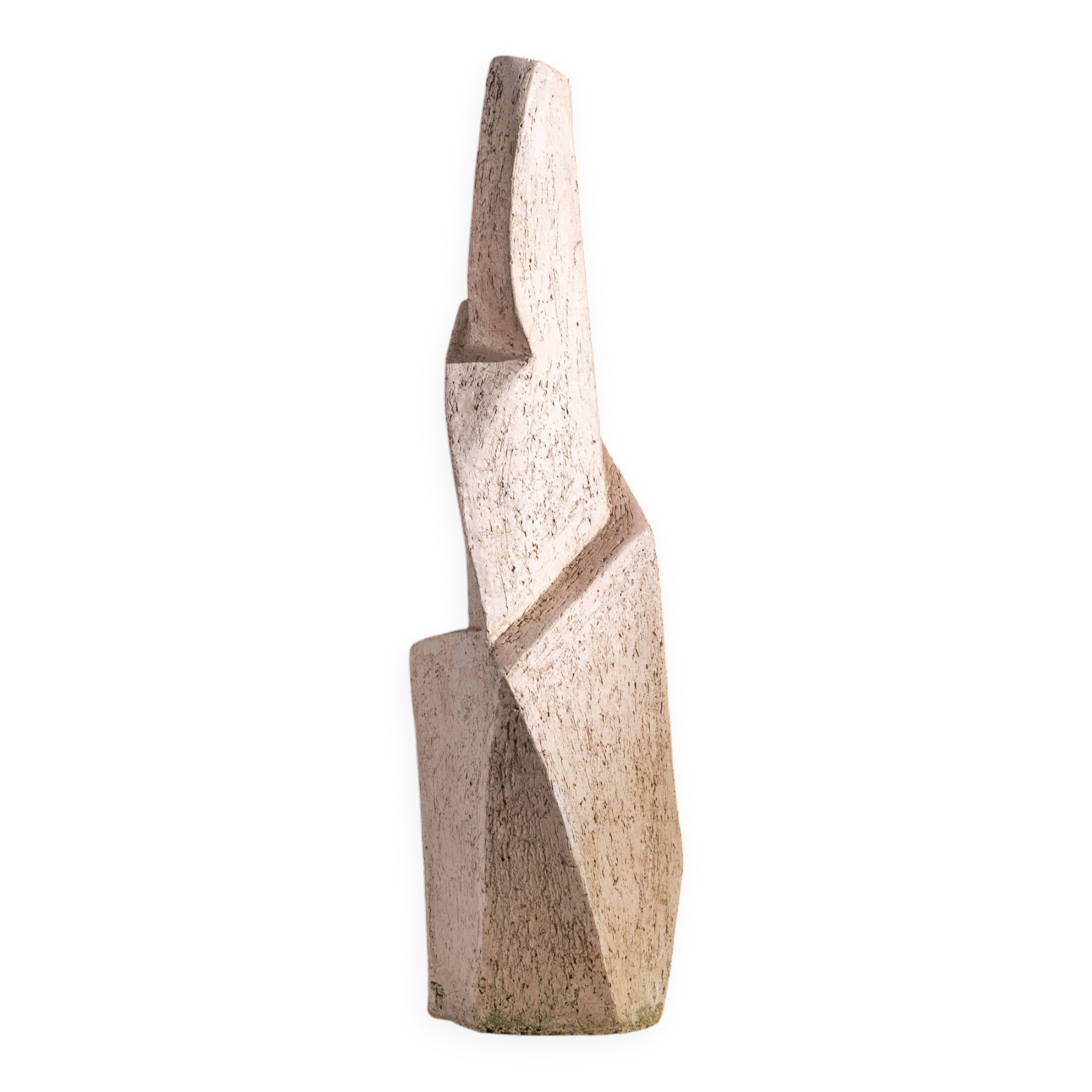 Large abstract monolithic sculpture