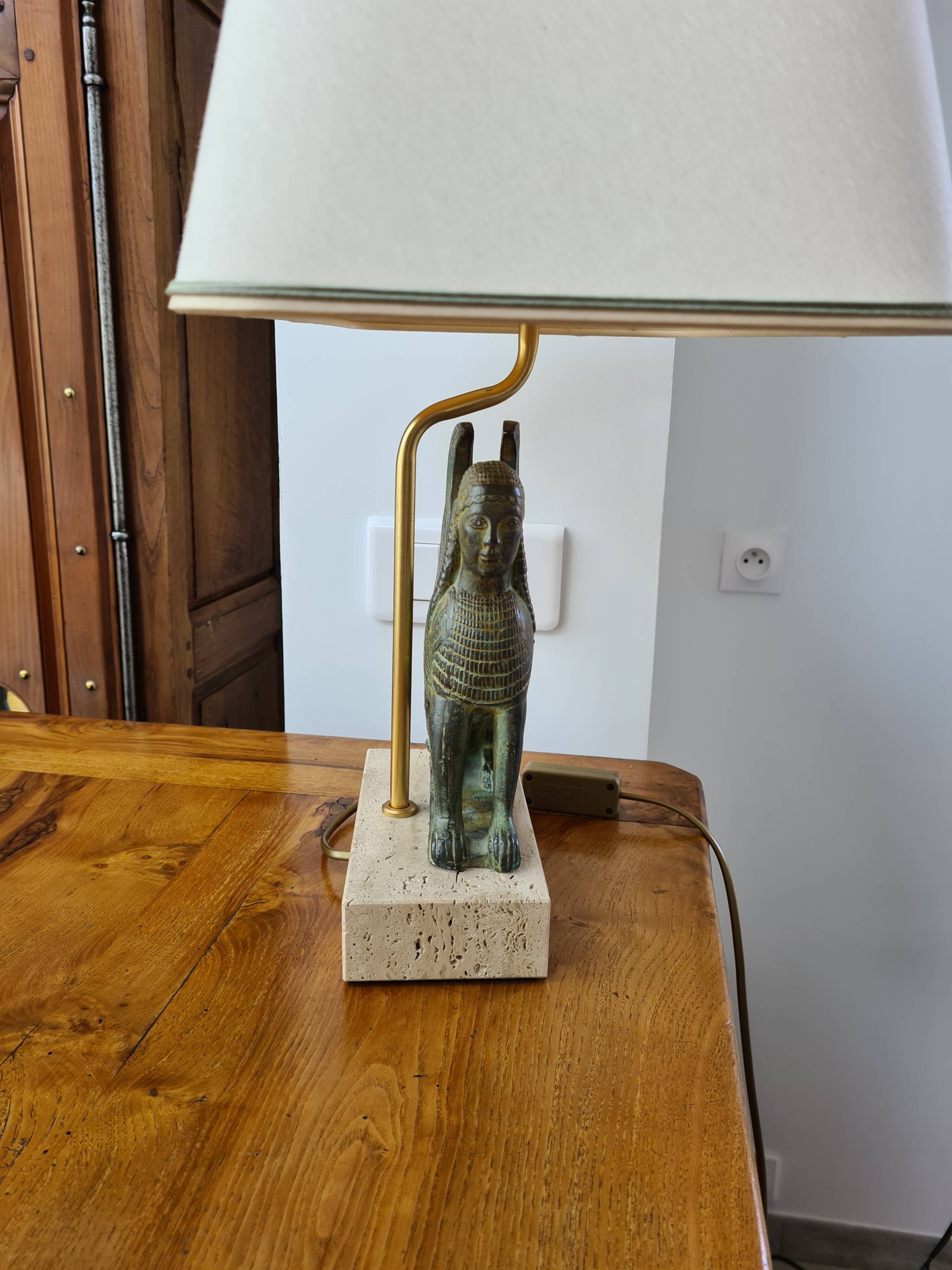 Sphynx lamp Le Dauphin