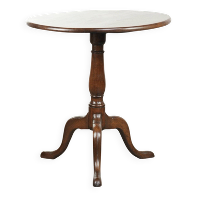 Table d'appoint en chêne anglais antique à plateau basculant de la fin du XVIIIe siècle