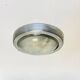Minimalist ceiling light in Holophane type glass and aluminum LAMP-7057